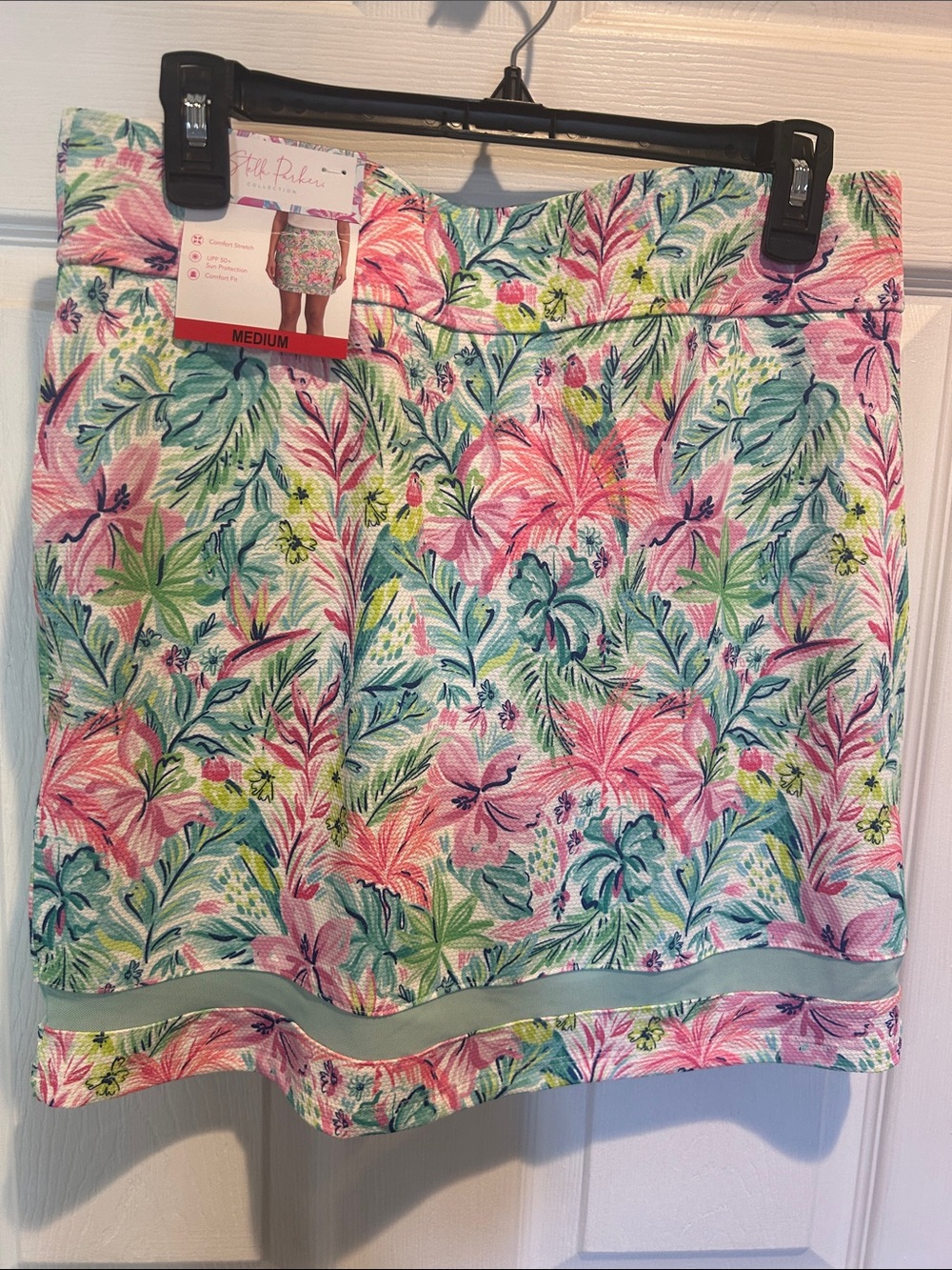 Stella Parker Women’s Skort - Pink & Green size M